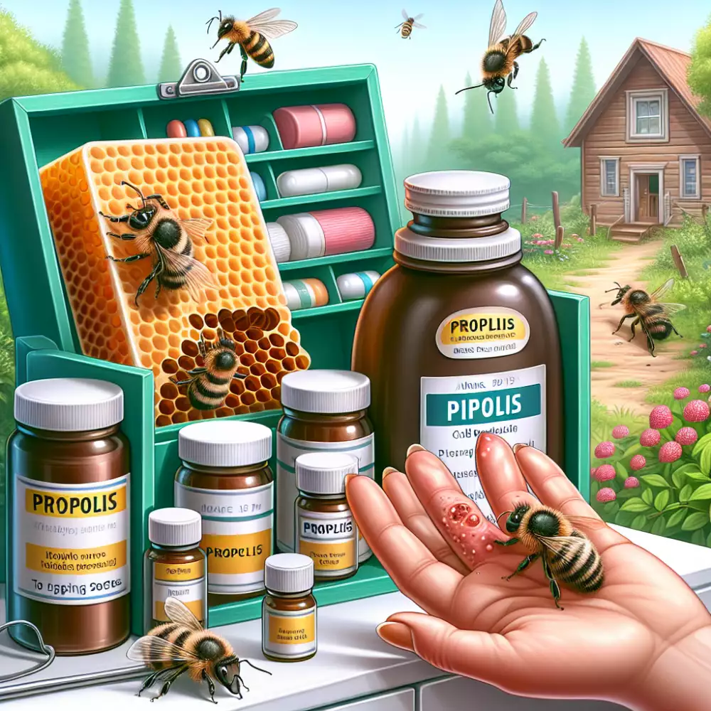propolis na opar