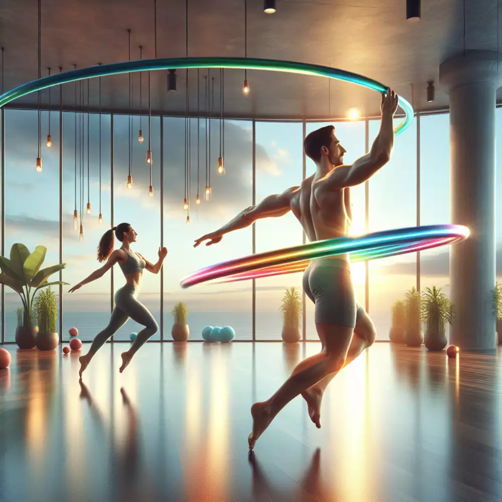 hula hoop hubnutí