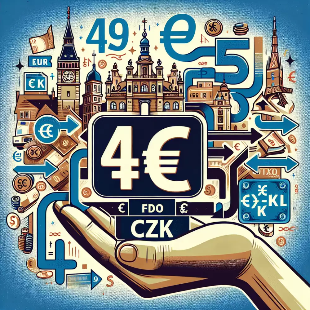 49 eur to czk