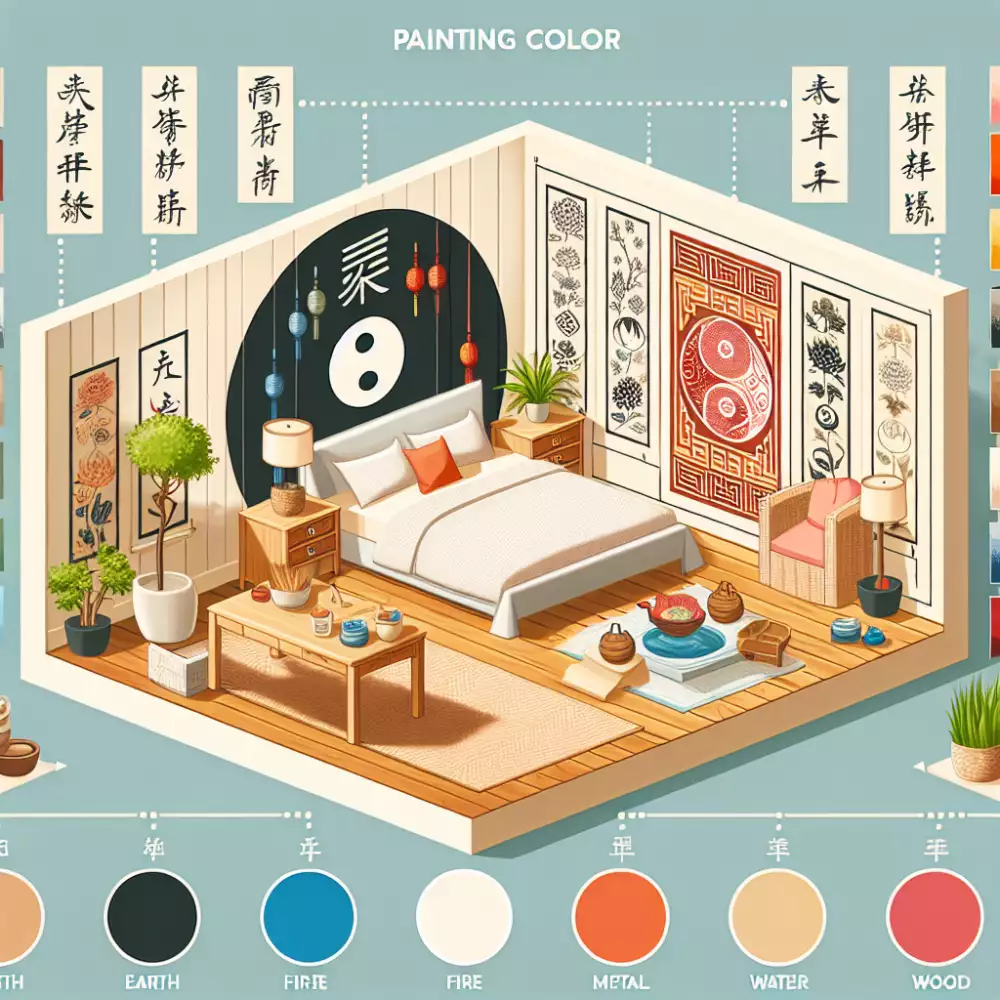 jak vymalovat ložnici podle feng shui
